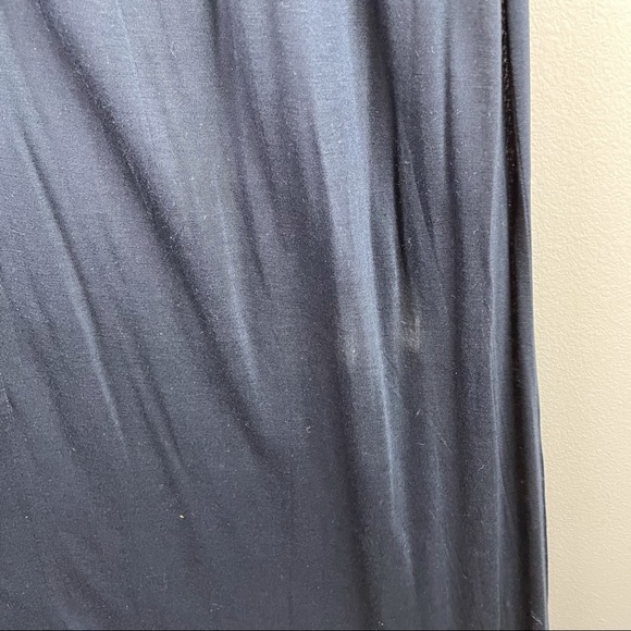 H&M Navy Crocheted Maxi Dress Medium - Picture 14 of 15